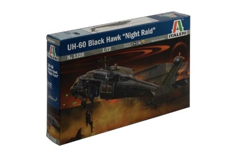 Italeri 1328S 1: 72 - UH-60/Mh-60 Black Hawk 'Night Raid' - Image 1